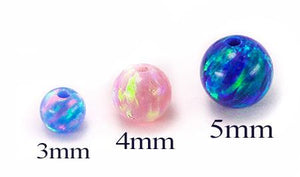 Opal Captive Bead - 3mm-5mm - Price Per 1 - Painful Pleasures