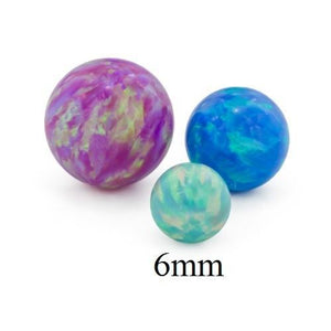 6mm Snap Fit Opal Captive Ball - Painful Pleasures