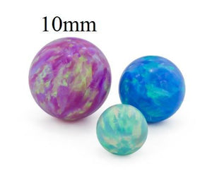 10mm Snap Fit Opal Captive Ball - Painful Pleasures
