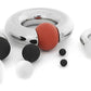 Black Silicone Ball- 4mm-15mm- In Ring