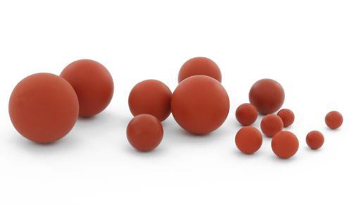 Red Silicone Ball- 4mm-15mm