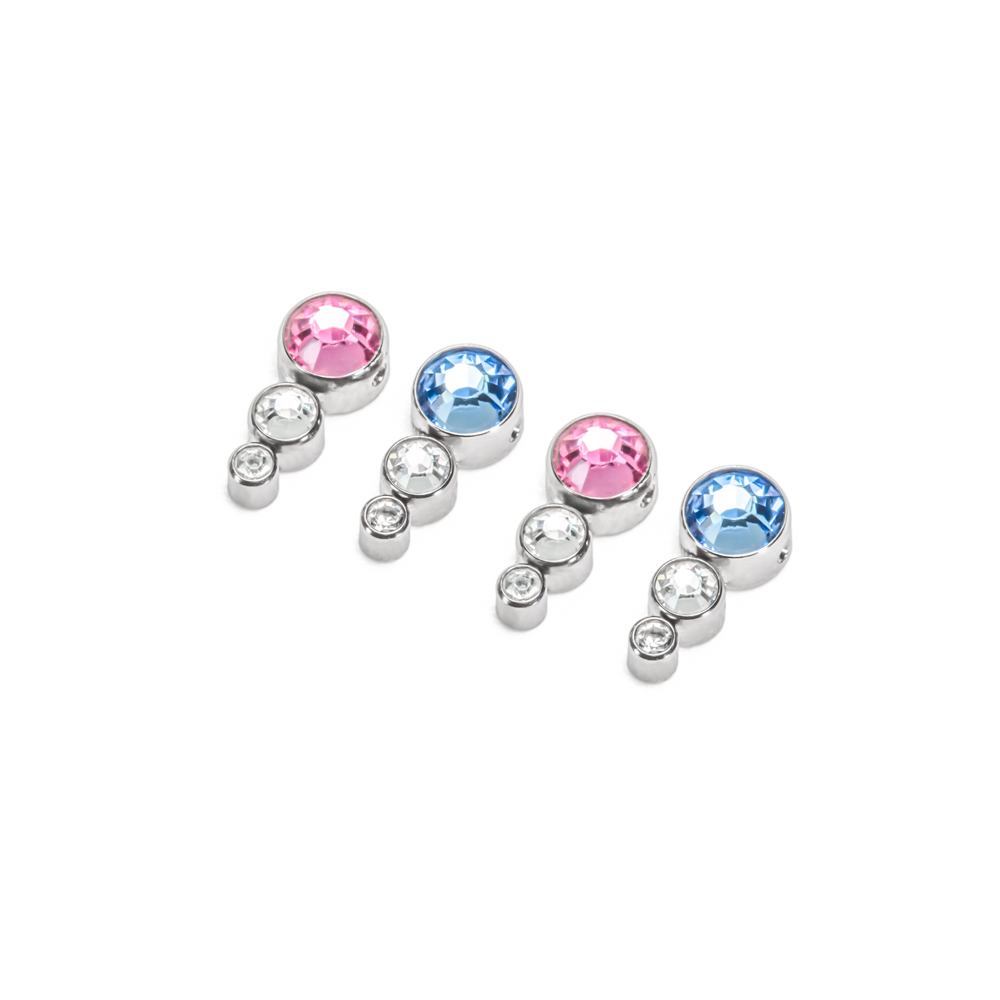 Tear Drop Cluster Captive Bead – Choose 4mm Jewel – Price Per 1 (Default)