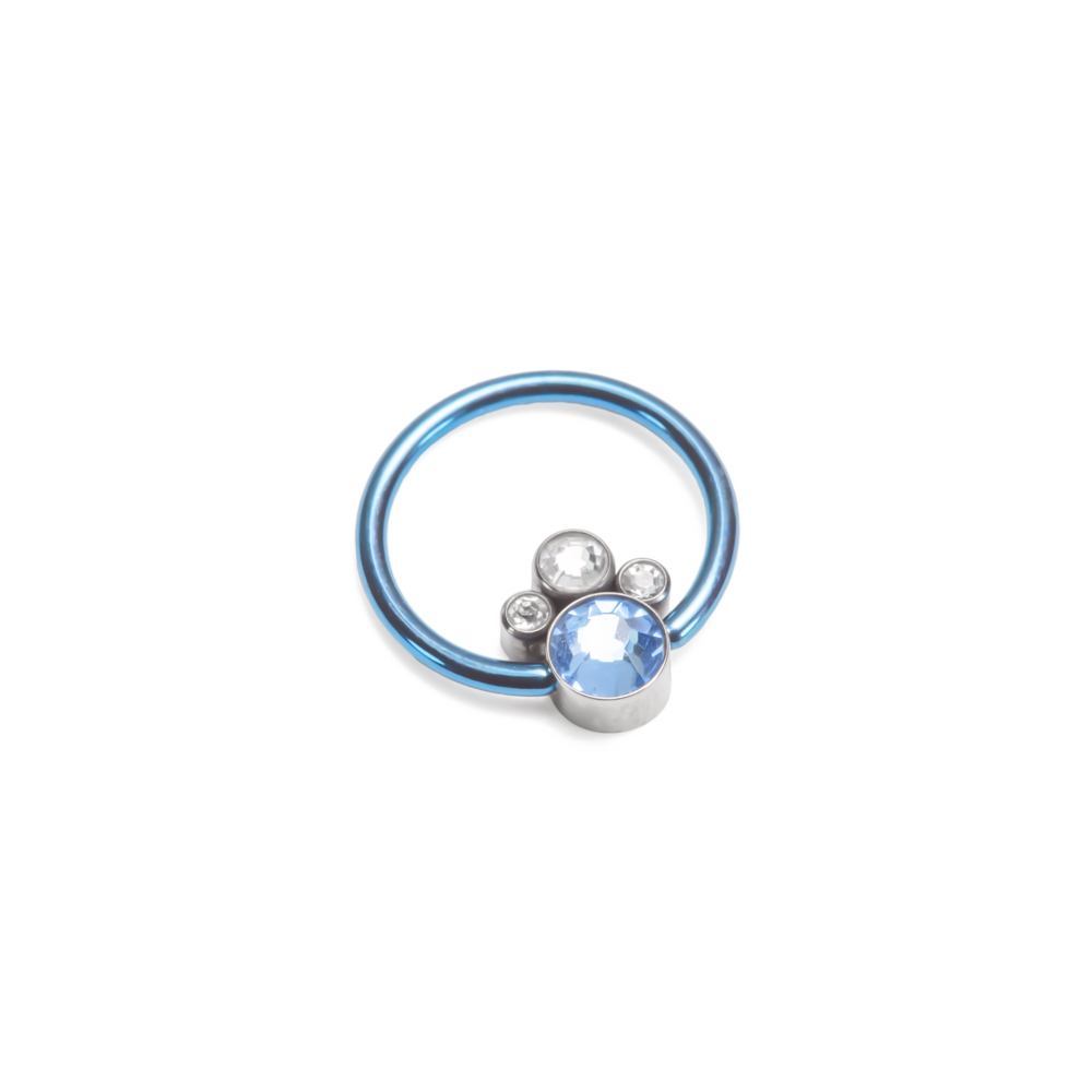 Tilum Bubble Cluster Captive Bead - Choose 4mm Jewel - Price Per 1