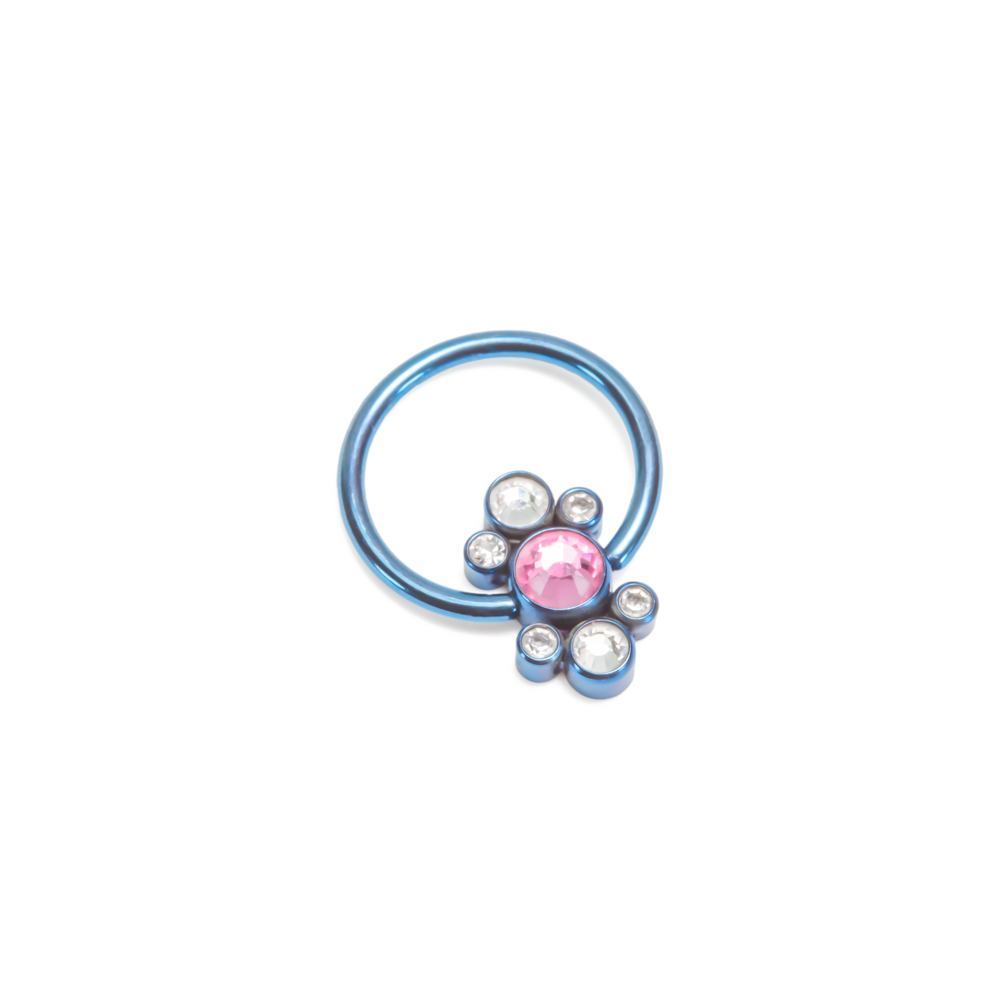 Tilum Galaxy Cluster Captive Bead - Choose 4mm Jewel - Price Per 1