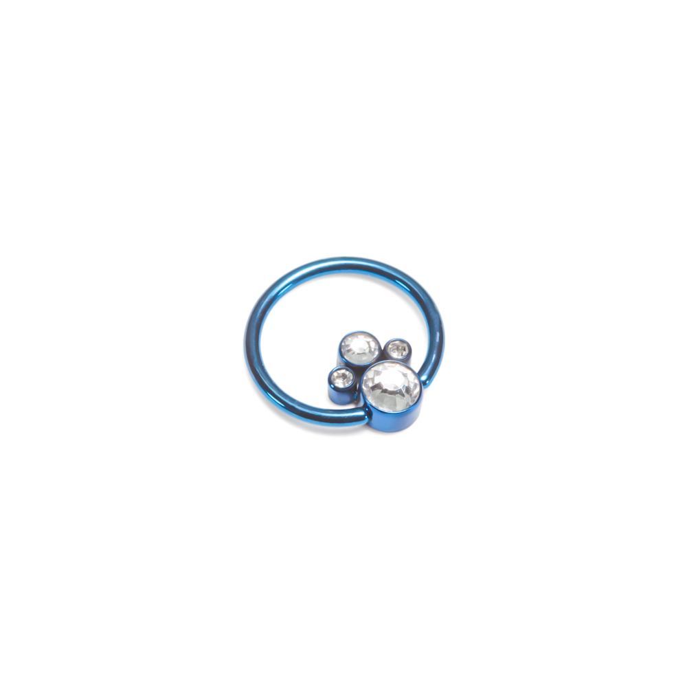 Jeweled Bubble Cluster Captive Bead
