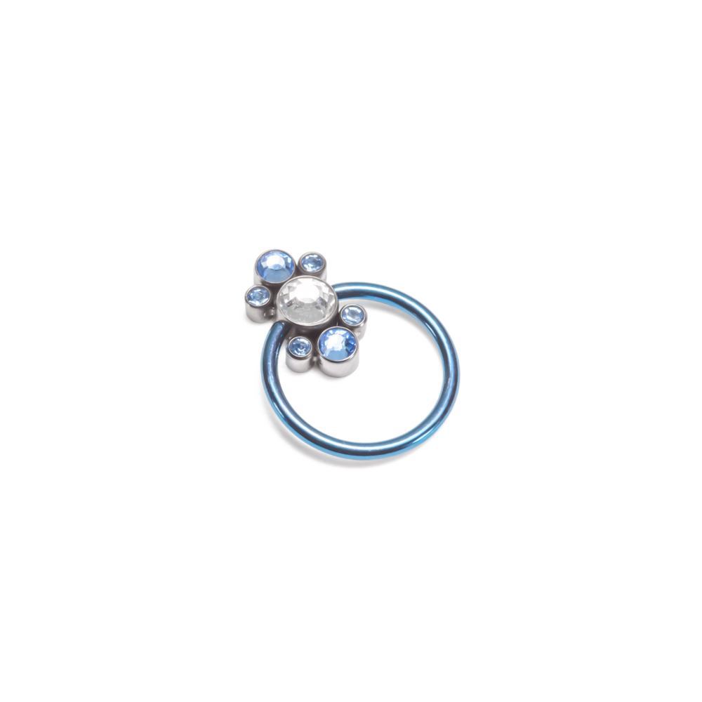 Galaxy Cluster Captive Bead – 4mm Crystal Jewel – Price Per 1 (Default)