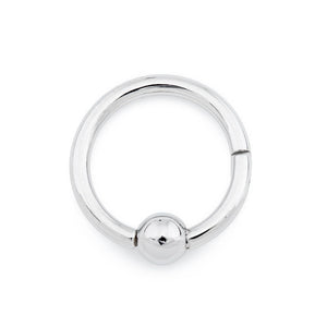 14g Steel Captive Bead Hinged Clicker Ring — Price Per 1 - Painful Pleasures