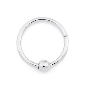 16g Steel Captive Bead Hinged Clicker Ring — Price Per 1 - Painful Pleasures