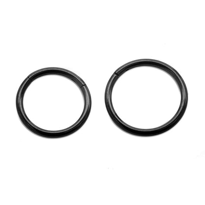 Tilum 18g PVD Black Titanium Segment Clicker - Price Per 1 - Painful Pleasures