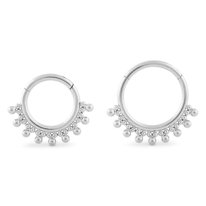 Tilum 16g Simple Micro Bead Titanium Clicker - Price Per 1 - Painful Pleasures