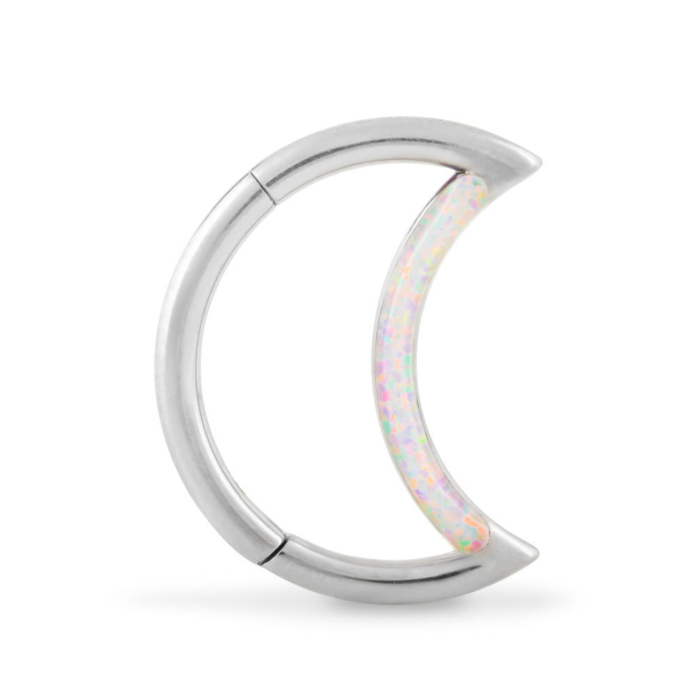 Tilum 16g Opal Moonlight Titanium Clicker — Price Per 1