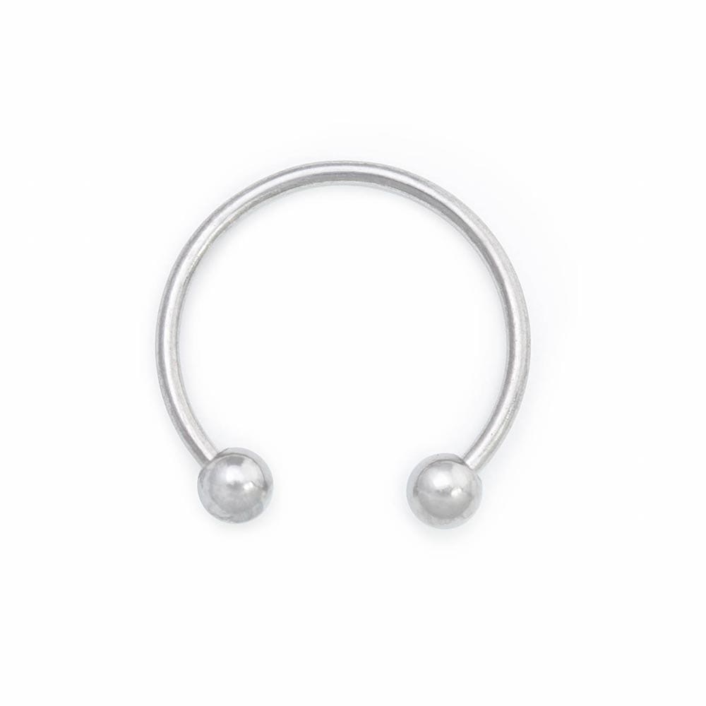 18g Externally Threaded Stainless Steel Circular Barbell - Price Per 1