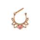 16g Pink Opal Lotus Flower Septum Clicker