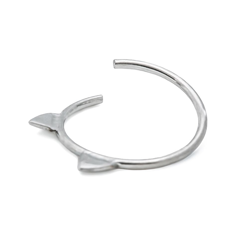 20g Cat Ear Steel Bendable Ring