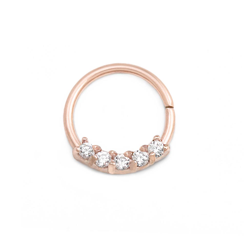 16g Jewel Channel Bendable Ring — Price Per 1