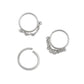 Bendable Ring Jewelry — Set of 3 Steel Seamless Rings