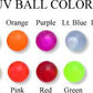 14g 2” Acrylic UV Ball Pregnancy Belly Button Ring