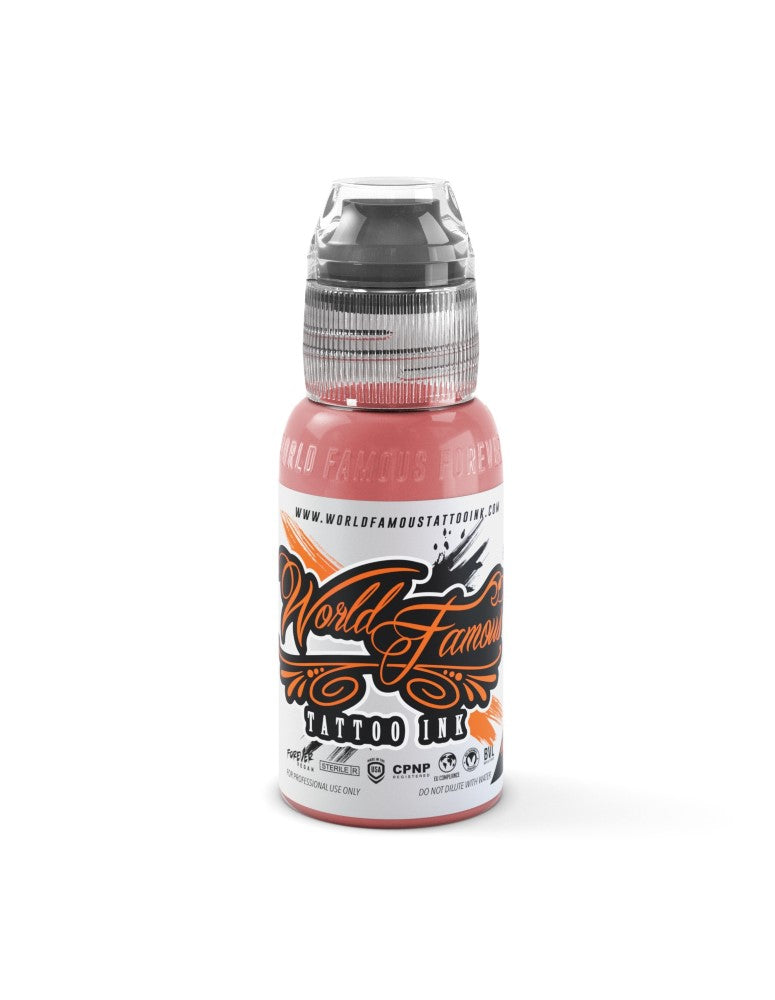Pink Ribbon Warm Peach — World Famous Tattoo Ink — Pick Size - Painful Pleasures