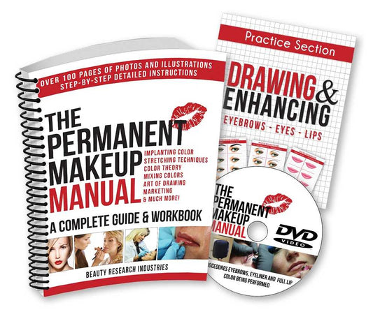The Permanent Makeup Manual - A Complete Guide Book with Complimentary DVD - English Version