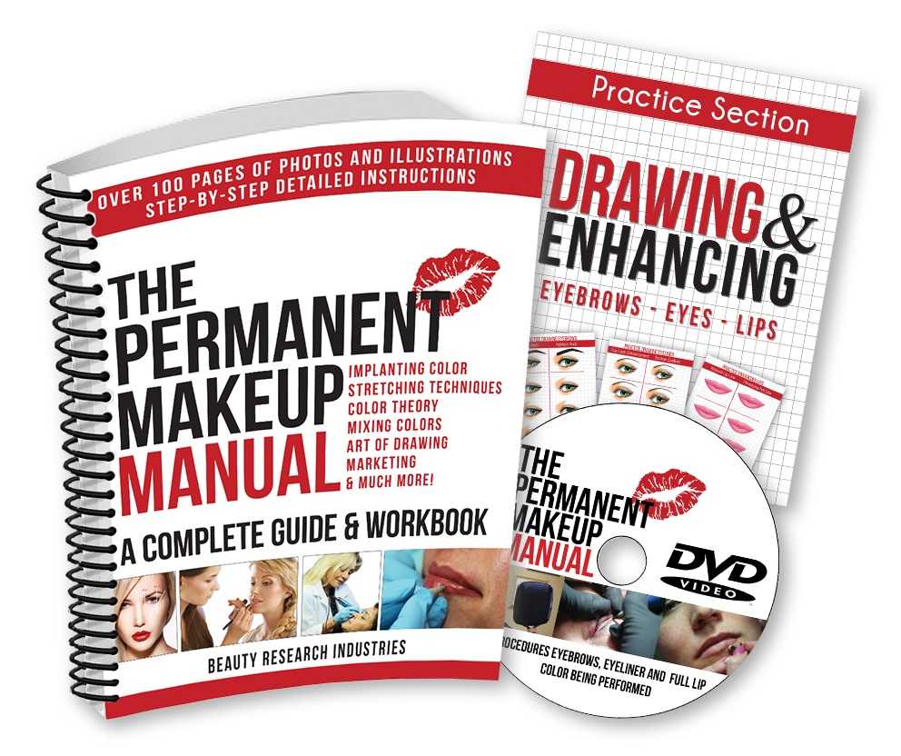 The Permanent Makeup Manual - A Complete Guide Book with Complimentary