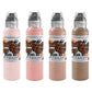 4 bottle Mak's Pink Skintone Set — World Famous Tattoo Ink — Pick Size