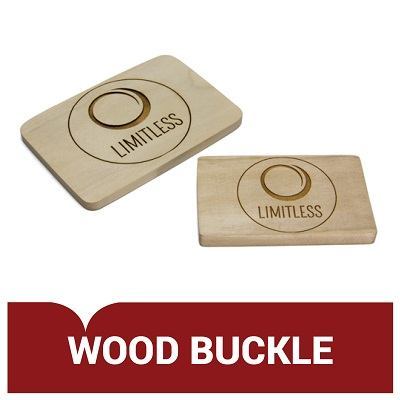 Large Wooden Belt Buckle — Choose From 6 Wood Types