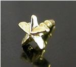 14kt Yellow Gold BioPlastic 3D Star - add on