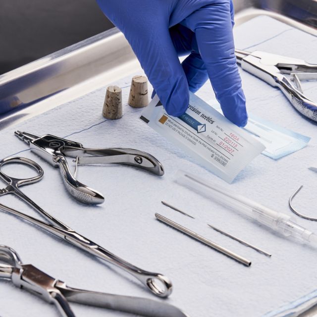 Selection of piercing supplies