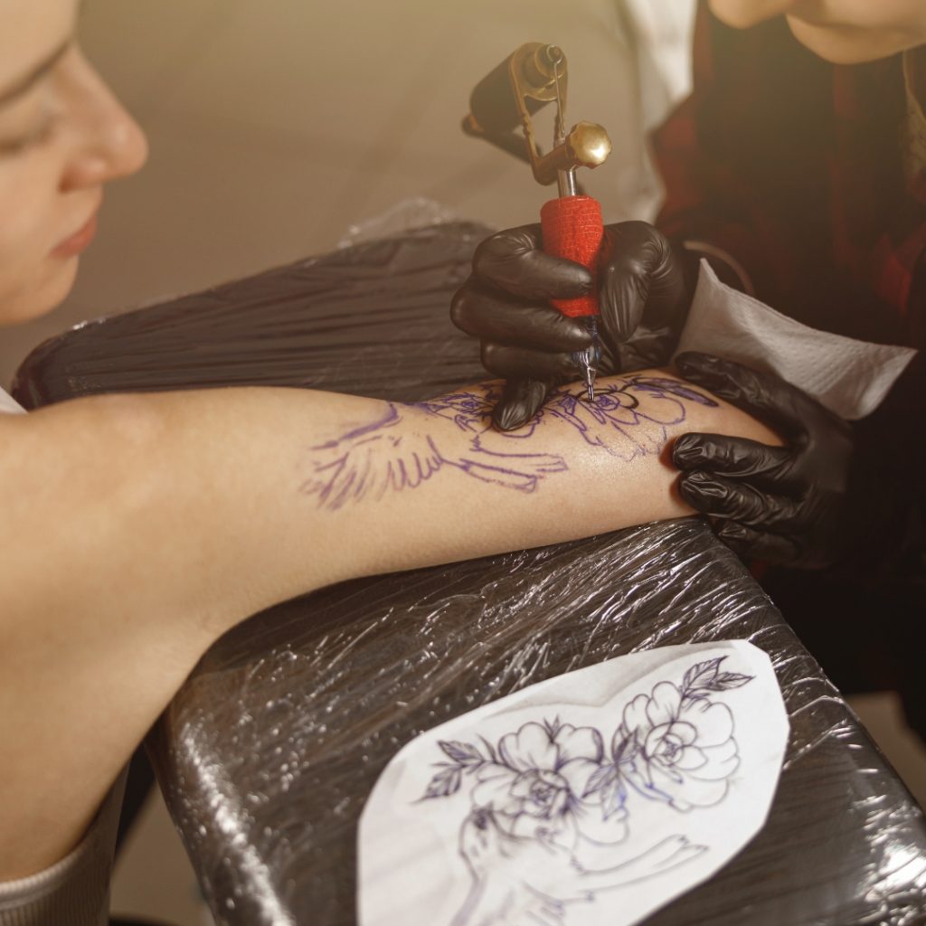 Tattoo sleeve in progress