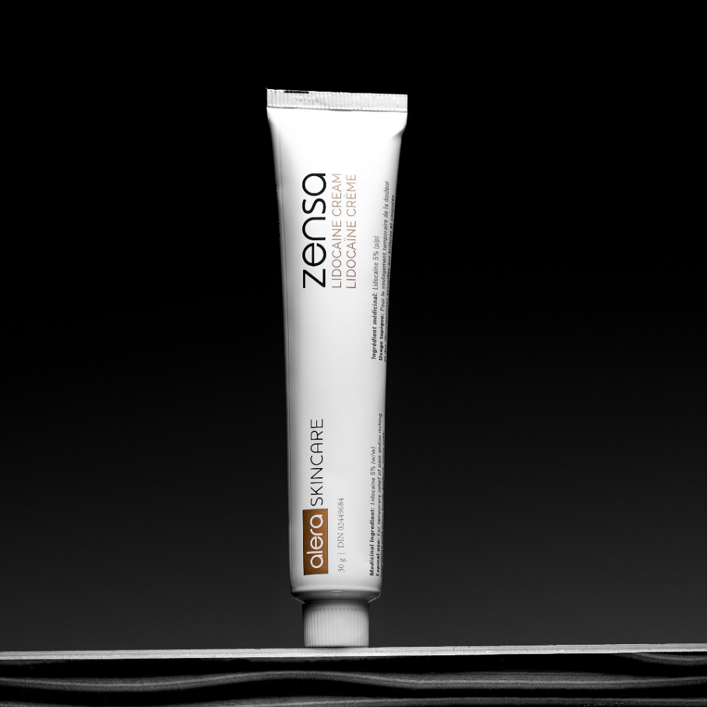 A tube of Lidocaine cream.